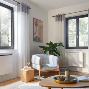 Sensual 1000W Horizontal White Radiator