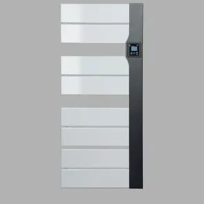 Balica sèche-serviettes statique 500W blanc et anthracite