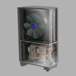 Pompe à Chaleur HRC70 32 kW écorché