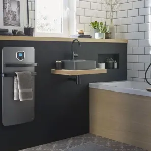 Sèche serviette Helia 1200W Anthracite