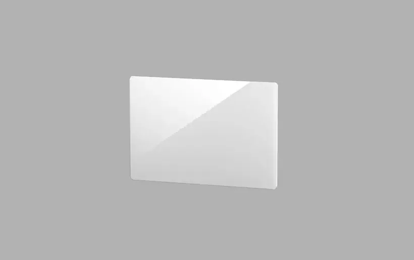 CAMPAVER nativ Radiateur Horizontal 1000W Verre massif Blanc lys
