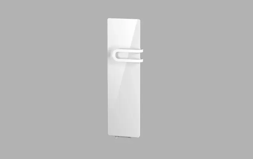CAMPAVERBAINS nativ Radiateur 700W + Soufferie 800W Verre massif Blanc lys