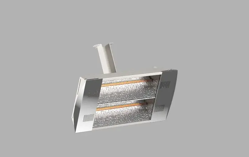 IRC infrarouge réflecteur martelé 3 kW beige