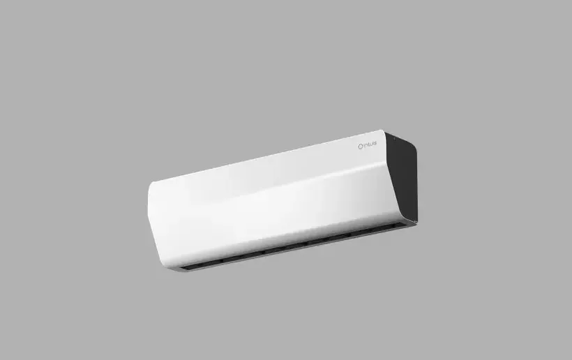 Stopair 2 Rideau d'air court blanc 6kW/3kW