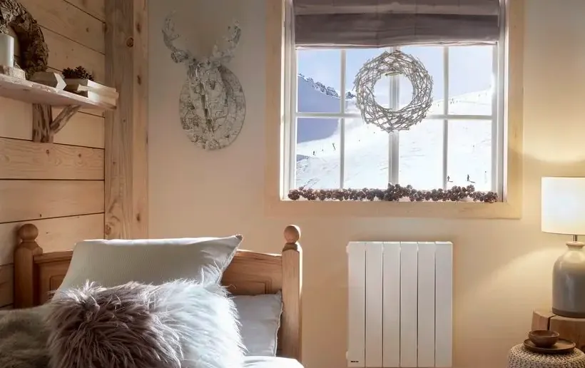 Axino 1000W Horizontal White Radiator