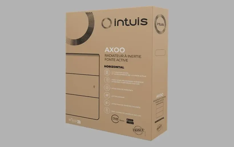 Packaging pour Radiateur Axoo Horizontal blanc 1000W