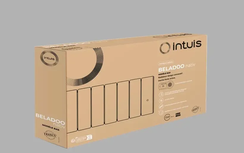 Packaging pour Radiateur Beladoo Nativ 1000W Horizontal Blanc