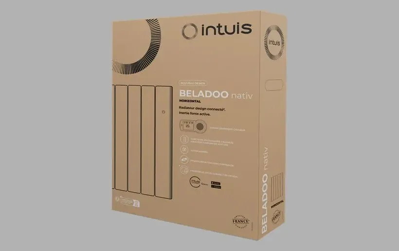 Packaging pour Radiateur Beladoo Nativ 1000W Horizontal Blanc