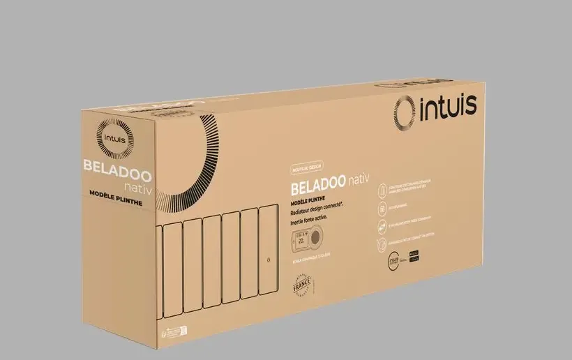 Packaging pour Radiateur Beladoo Nativ 1000W Horizontal Blanc