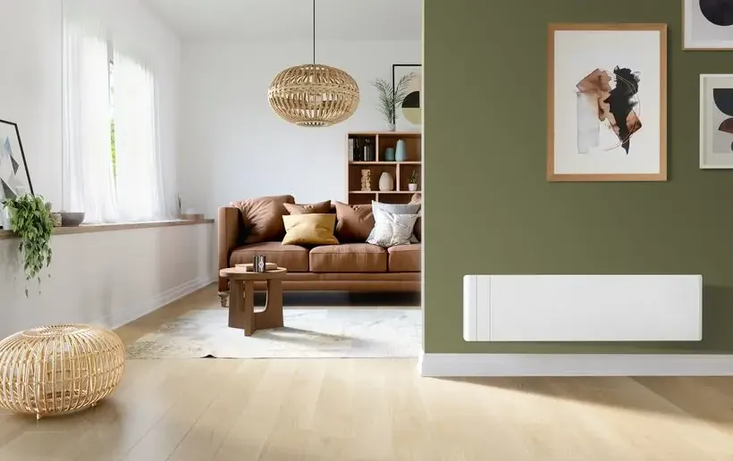 Radiateur Chamane Plinthe blanc 1500W