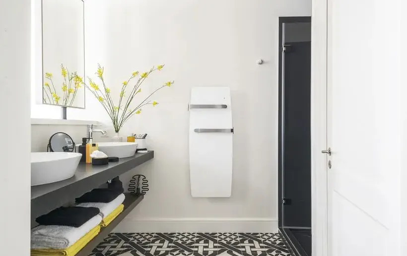 Sèche serviettes Etic bain 1500W Blanc