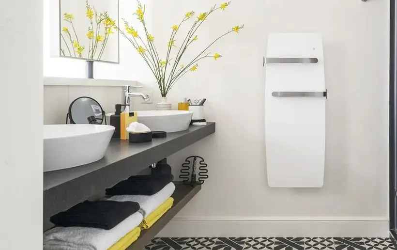 Sèche serviettes Etic bain 1500W Blanc