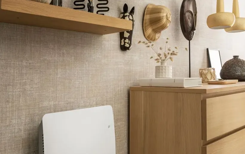 Radiateur Etic compact Horizontal 1000W Blanc