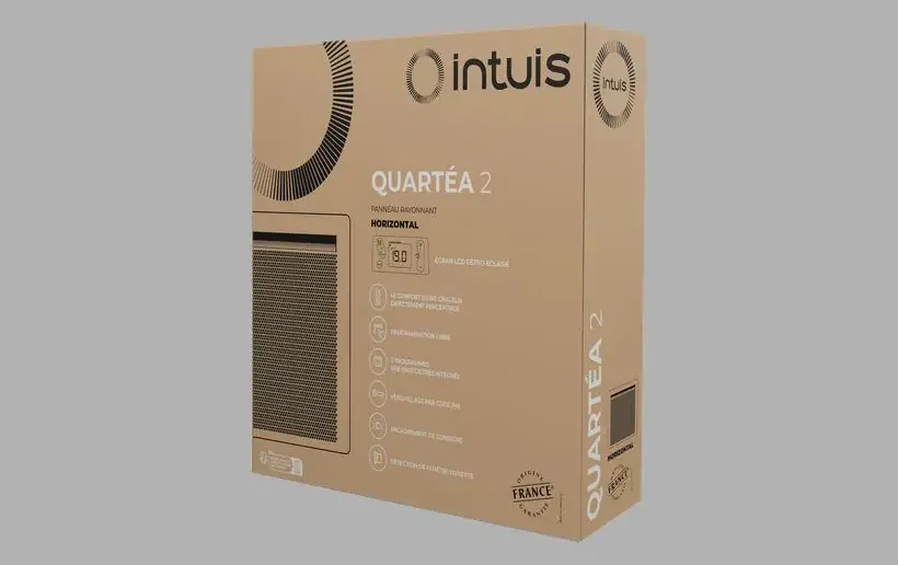 Packaging pour Panneau rayonnant Quartéa 2