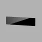 CAMPAVER nativ Radiateur Plinthe 1000W Verre massif Noir astrakan