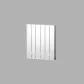 Axino Radiateur horizontal - 1000W - blanc satiné